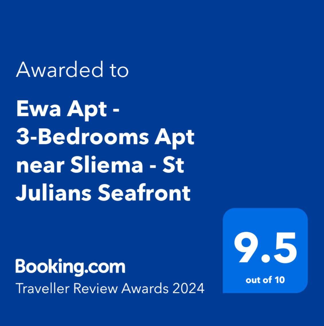 Ewa Apt - 3-Bedrooms Apt Near Sliema - St Julians Seafront Gzira Esterno foto
